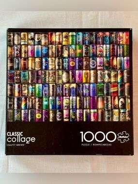 Buffalo David Bitton Classic Collage Crafty Brews Puzzle - Multicolor Cans
